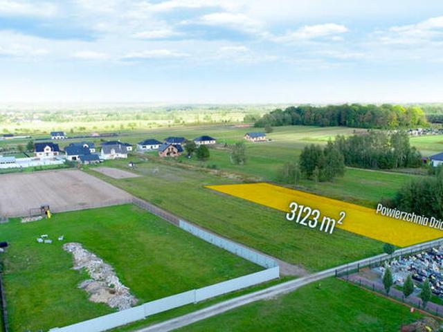 Działka 31 arów + Warunki Zabudowy Trzeboś