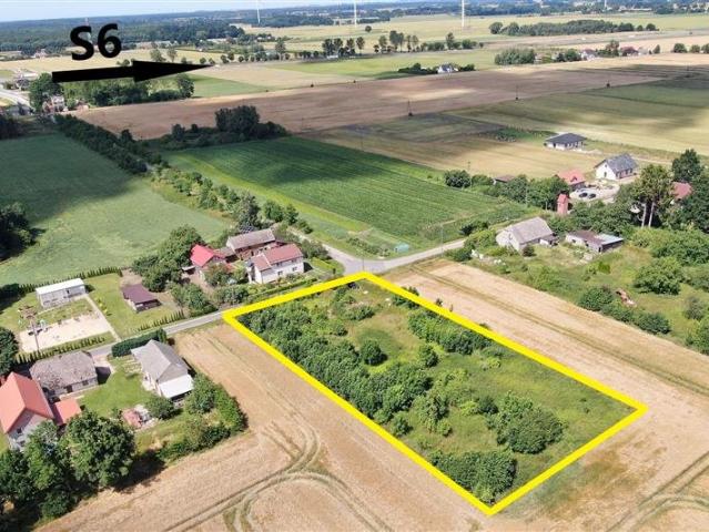 Działka 3216 m² pod dom w Malechówku, uzbrojona