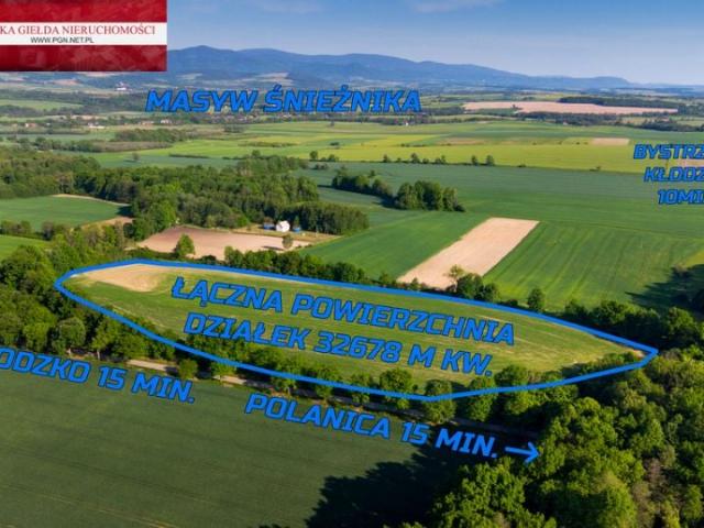 Działka 32 600 m², Bystrzyca Kłodzka