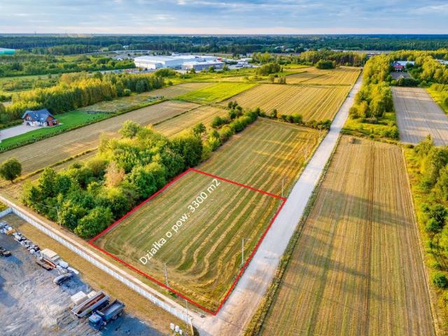 Działka 3300 m² pod magazyny i hale w Duchnowie