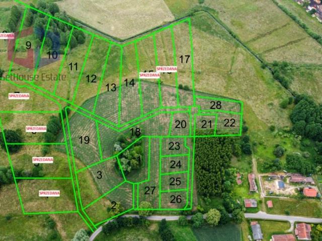 Działka 3 000 m², Dąg