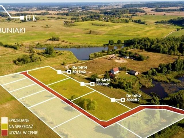 Działka 3 000 m², Ełk