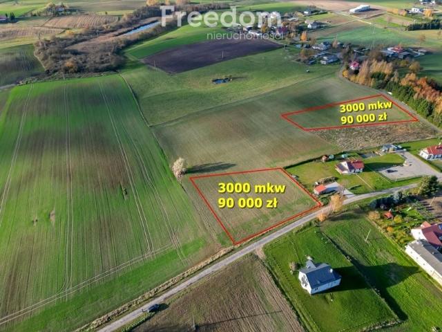 Działka 3 000 m², Laseczno