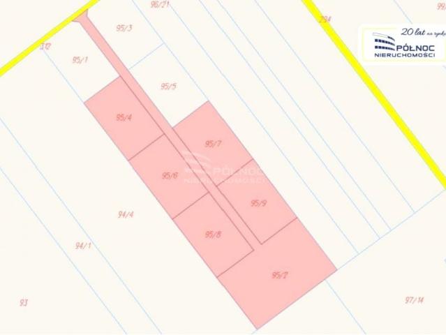 Działka 3 000 m², Rogowo