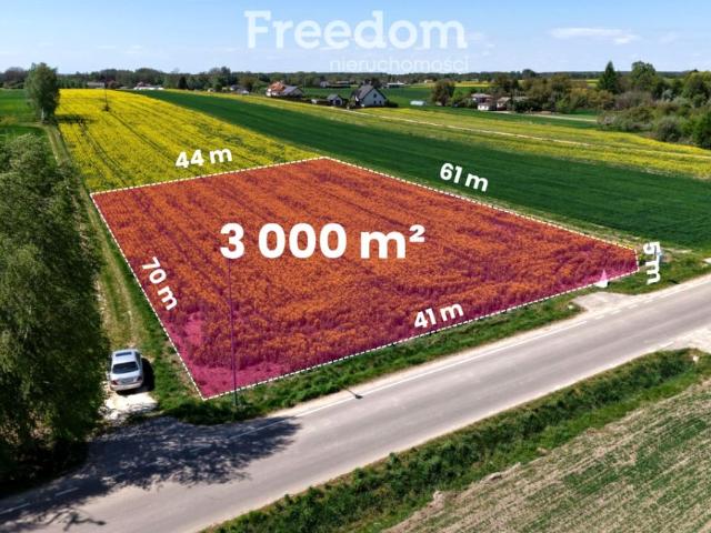 Działka 3 000 m², Radawiec Duży