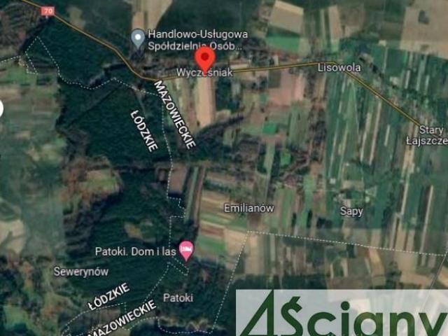 Działka 3 000 m², Wycześniak