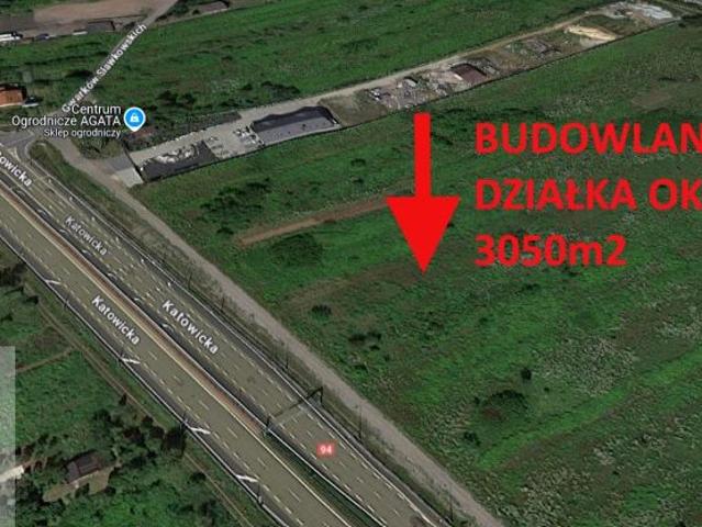 Działka 3 050 m², Sławków