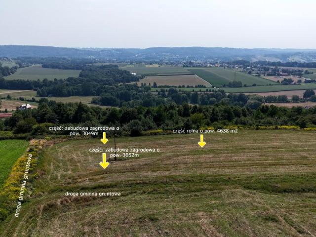 Działka 3 050 m², Radwanowice