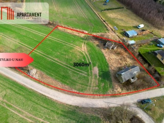 Działka 3 060 m², Biskupnica
