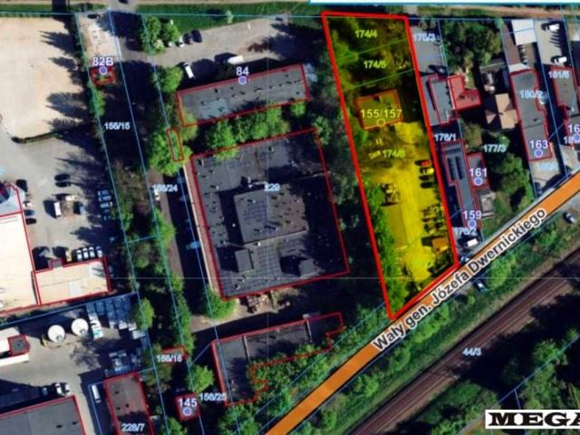 Działka 3 076 m², Częstochowa