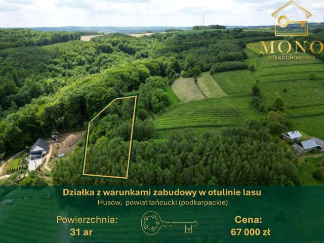 Działka 3 100 m², Husów