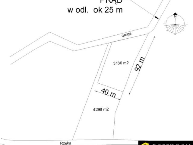 Działka 3 186 m², Sosnowik