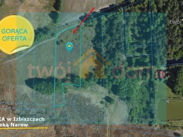 Działka 3 180 m², Izbiszcze