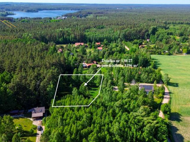 Działka 3 196 m², Marózek
