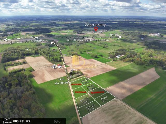 Działka 3 220 m², Rafałówka