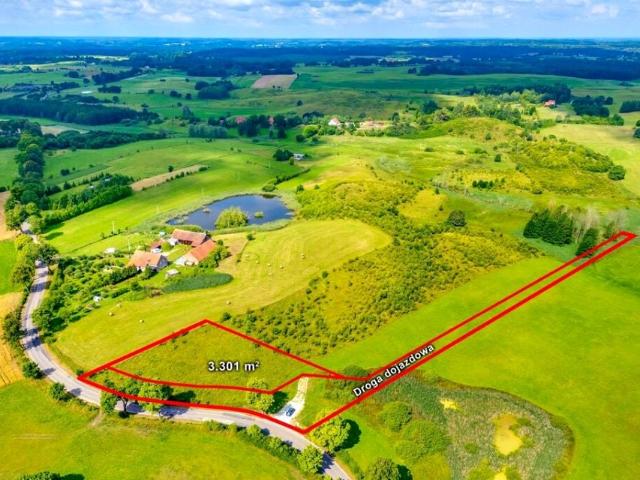 Działka 3 301 m², Mostkowo