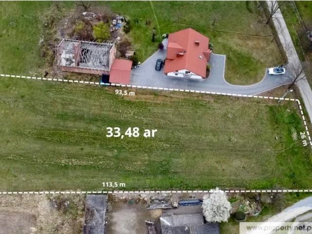 Działka 3 348 m², Bobrowa Wola