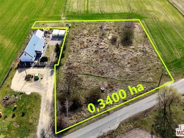 Działka 3 400 m², Kąty