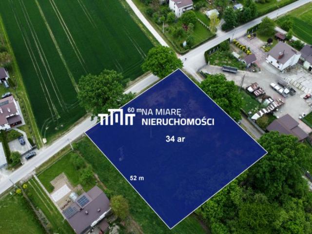 Działka 3 400 m², Kraczkowa