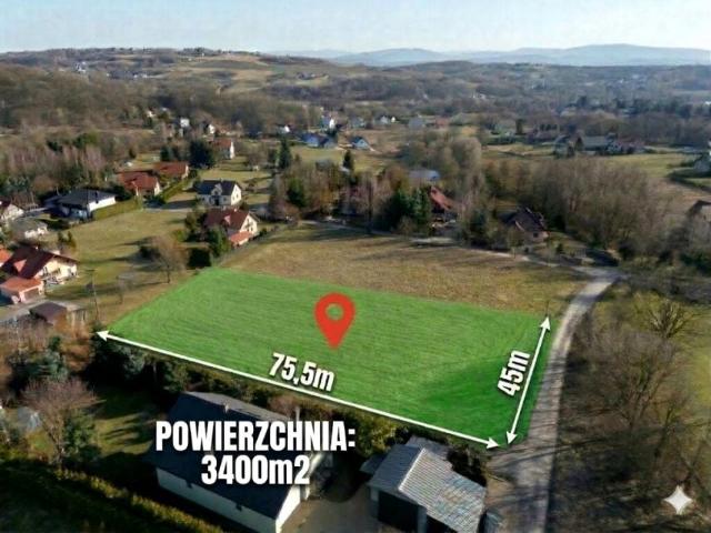 Działka 3 400 m², Pawlikowice