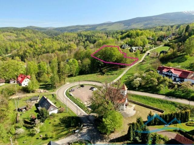 Działka 3 535 m², Przesieka