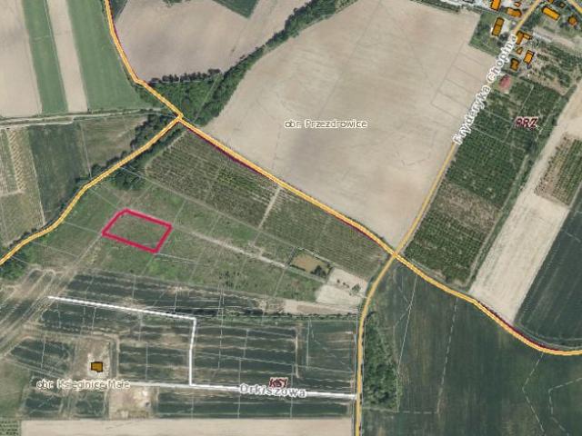 Działka 3 591 m², Księginice Małe