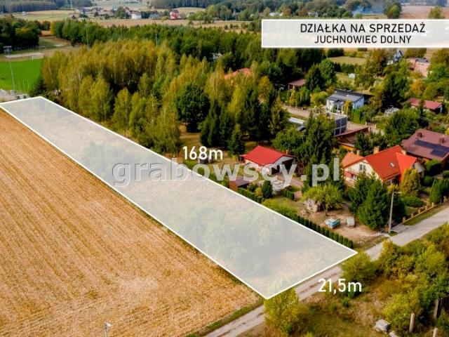 Działka 3 632 m², Juchnowiec Dolny