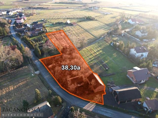 Działka 3 830 m², Wola Zabierzowska