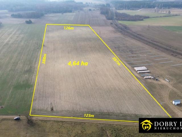 Działka 46 400 m², Nowosiółki