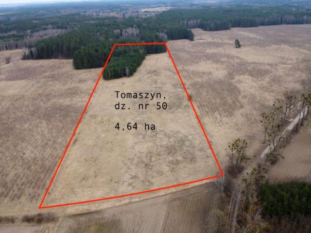 Działka 46 400 m², Tomaszyn