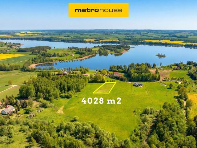 Działka 4028 m2 z warunkami zabudowy nad jeziorem Blanki