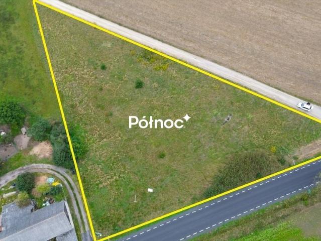 Działka 4049 m2 z mediami, piękne krajobrazy, spokojna okolica