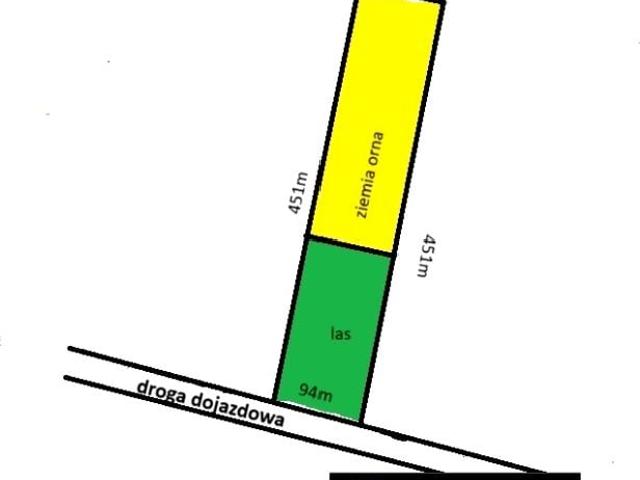 Działka 41 900 m², Ciechanowiec