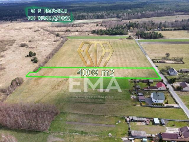 Działka 4 009 m², Prusicko