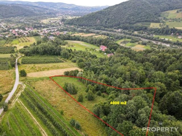 Działka 4 000 m², Zabrzeż