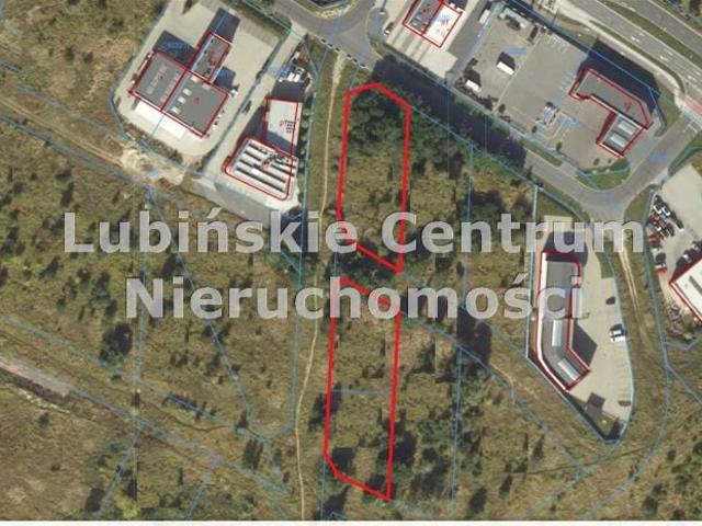 Działka 4 183 m², Lubin