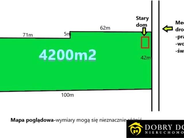 Działka 4 200 m², Halickie