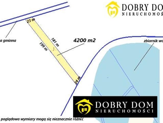 Działka 4 200 m², Krynki
