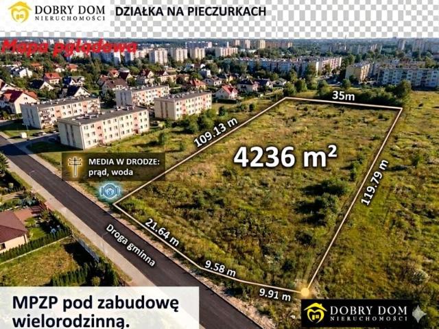 Działka 4 236 m², Białystok