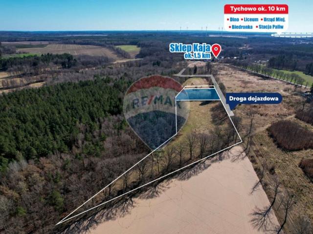Działka 4 246 m², Słonino