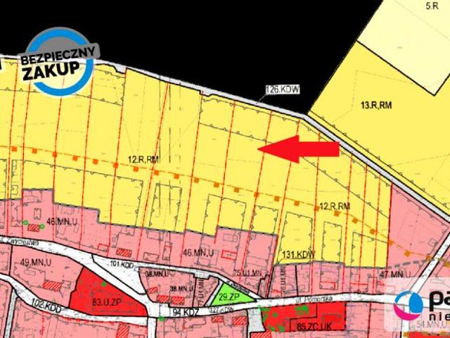 Działka 4 300 m², Gniewino