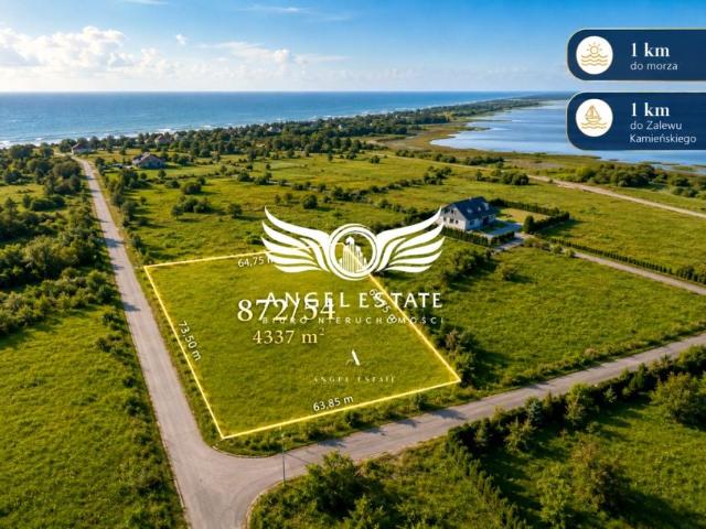 Działka 4 337 m², Międzywodzie