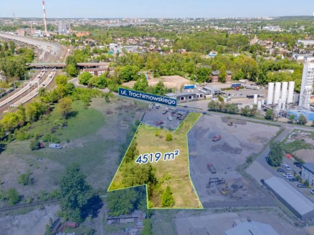Działka 4 519 m², Częstochowa