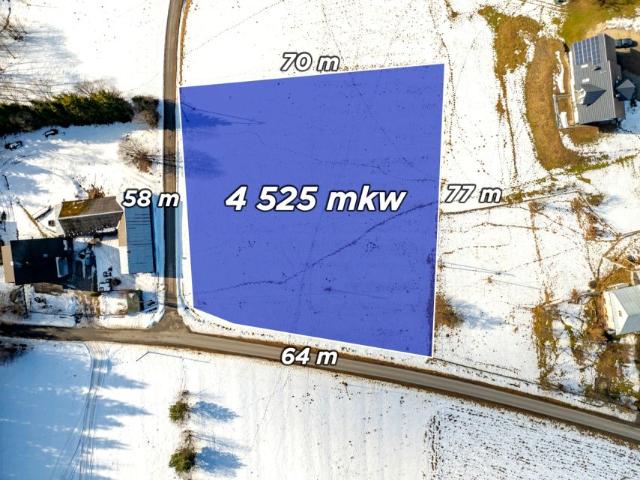Działka 4 525 m², Wysoka
