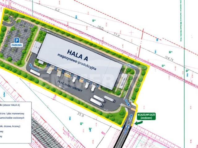 Działka 4 555 m², Niepołomice