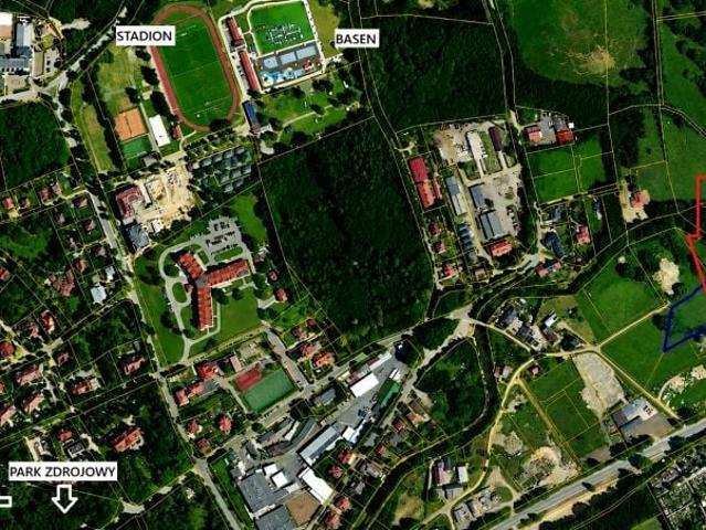 Działka 4 693 m², Polanica Zdrój