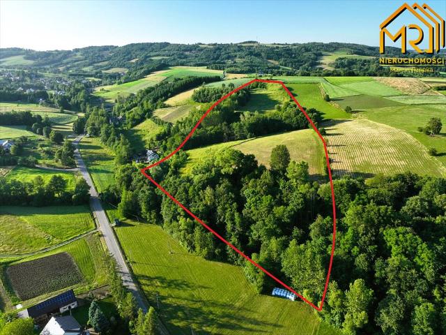 Działka 4,79 ha z możliwością zabudowy i mediów