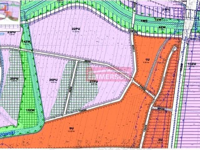 Działka 4 800 m², Kraków