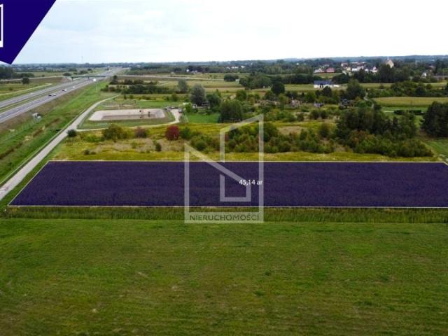 Działka 4 814 m², Łąka