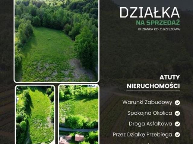 Działka 4 974 m², Blizianka